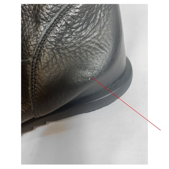 BUYKUD Soft Leather Black Boots - Picture 5 of 5